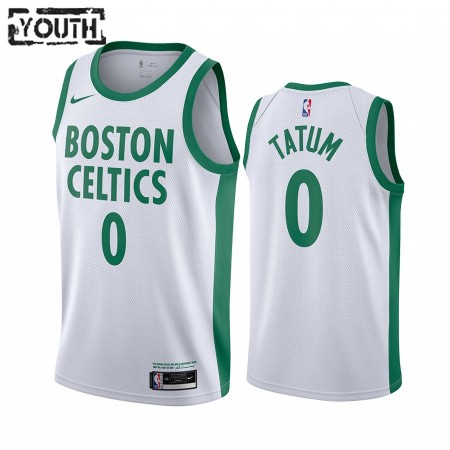Maillot Basket Boston Celtics Jayson Tatum 0 2020-21 City Edition Swingman - Enfant